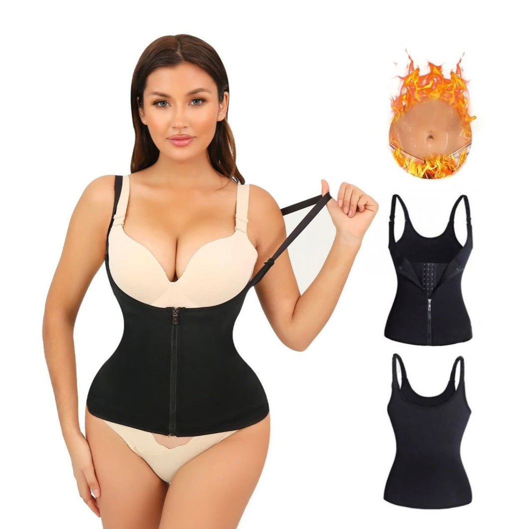 Premium Steel Bone Waist Trainer Corset | Bust Lift & Tummy Control