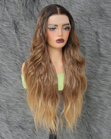 Pre-Plucked Long Wavy Hair Wigs